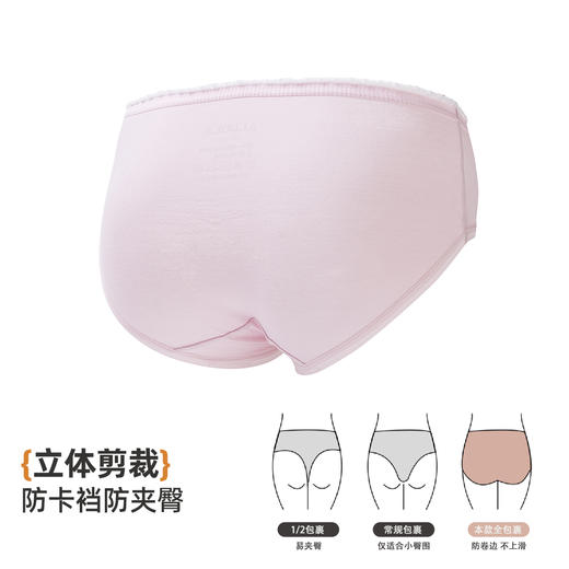 【7条装】女士内裤甜美糖果色少女三角裤10A级抗菌纯棉裆底透气舒适裤头 商品图3
