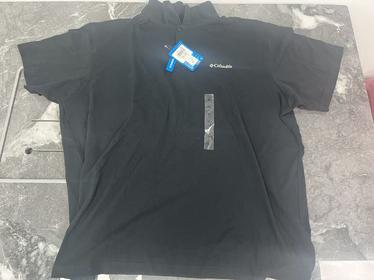 瑕疵Columbia/哥伦比亚 男士简约休闲短袖POLO衫 (袖无标志)