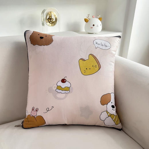 蓝若亭多功能精梳棉抱枕被—波波家族 商品图3