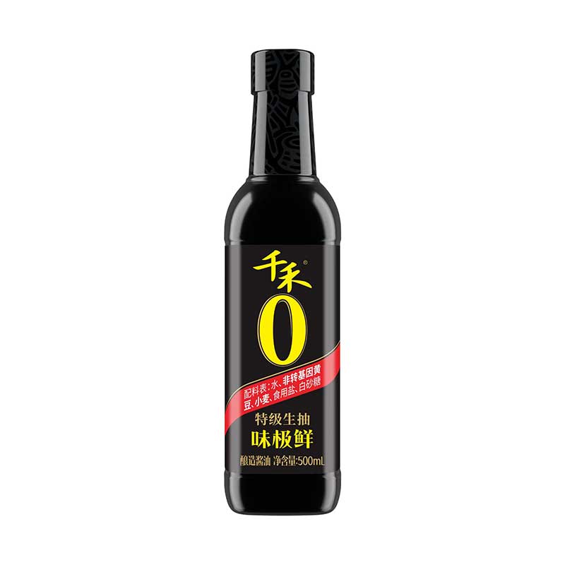 千禾味极鲜生抽酱油500ml