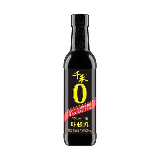 千禾味极鲜生抽酱油500ml 商品图0