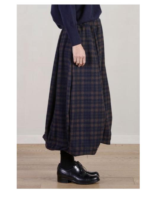 Bergfabel格纹羊绒灯笼裙 商品图11