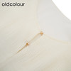 oldcolour欧珂春季商场同款休闲圆领纯色中袖连衣裙女Q131018A1 商品缩略图2