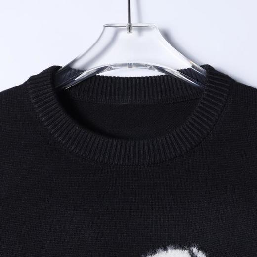 88085SDSA男士秋冬新款痞帅男装潮流卡通小狗设计圆领毛衣百搭宽松上衣 商品图2