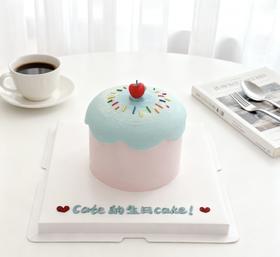 多款式~粉蓝ins风红樱桃/番茄蛋糕-低糖处理无添加