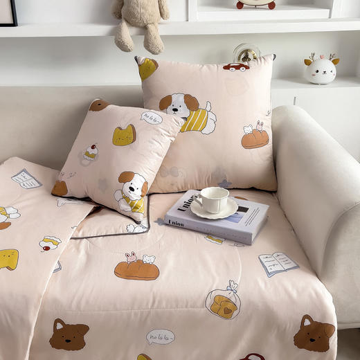 蓝若亭多功能精梳棉抱枕被—波波家族 商品图5