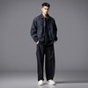 品立PINLI品立2025冬季新款男加绒加厚宽松翻领落肩梭织茄克外套GD253104193 商品缩略图4