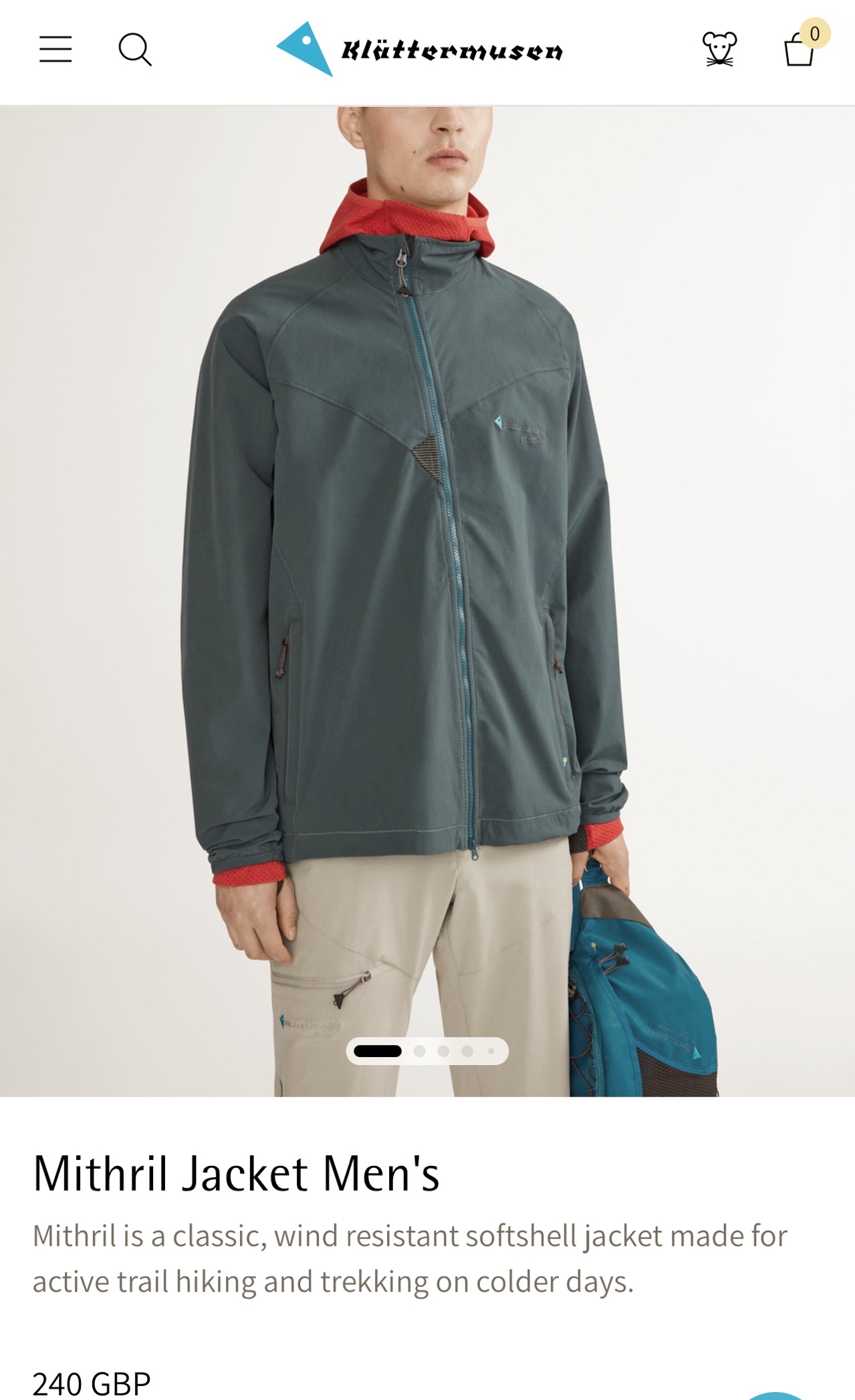 攀山家MI银软壳抓绒夹克外套 WT924