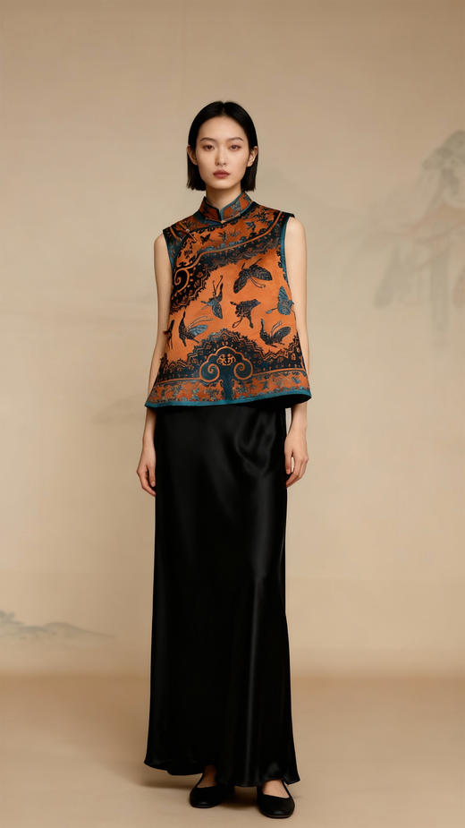 X252205漳绒马甲。 商品图1