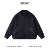 23886SDSA秋冬新款痞帅男装潮牌纯色肌理感设计拉链棒球领鹅绒服百搭 商品缩略图1