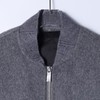 25-09SDSA秋冬新款痞帅男装简约时尚棒球领羊毛大衣羽绒服两件套百搭 商品缩略图2