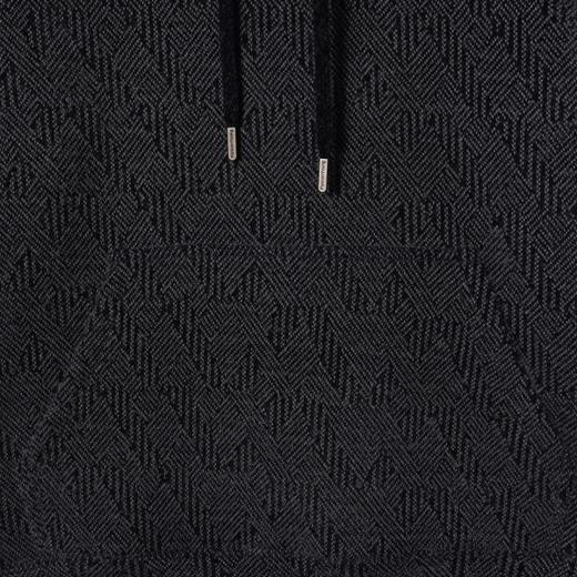 WY1328SDSA男士秋冬新款痞帅男装潮牌撞色格纹抽绳连帽卫衣时尚宽松百搭 商品图3