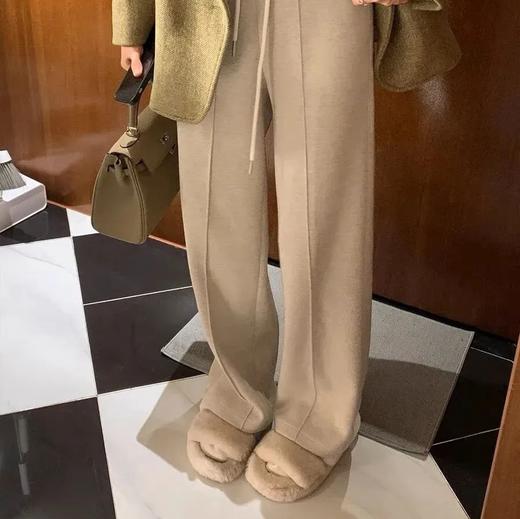 伊泺杉人字纹羊毛阔腿裤 ，人字纹、中线设计，更显瘦、更时髦【3-5天发货】 商品图8