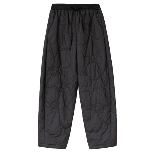 牧衣游原创 40支纯棉山野花机绣裤子女冬宽松柔软保暖休闲裤 归院 商品图2