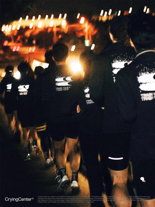 CryingCenter像素点3M抓绒暖和半拉链训练服跑步马拉松打底男女 商品图4