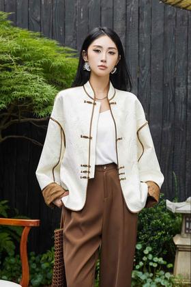 LNNNS 气质中国风盘扣肌理感外套 20822