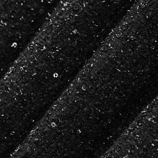 「高货wl」全新升级【铂金会员367/天猫499/差价132】(62218)洛诗琳法式小香亮片粗花呢无袖连衣裙针织打底衫两件套 商品图4