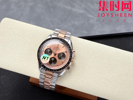 N1欧米茄超霸计时系列 超霸月球表 第四代超霸 间金超霸 定制透底Cal.3861手动上链机械机芯 男士腕表 表径42mm 商品图4