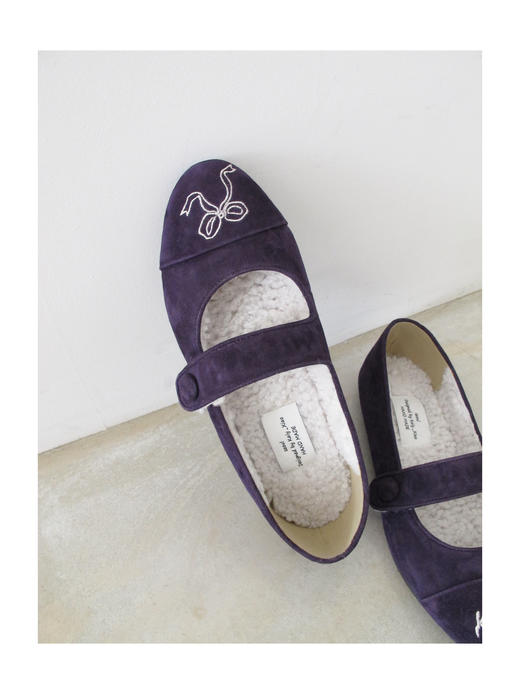 Kaiy Xiao 魔法学院系列  KAIYXIAO GIRL 绑带毛绒刺绣玛丽珍 商品图6