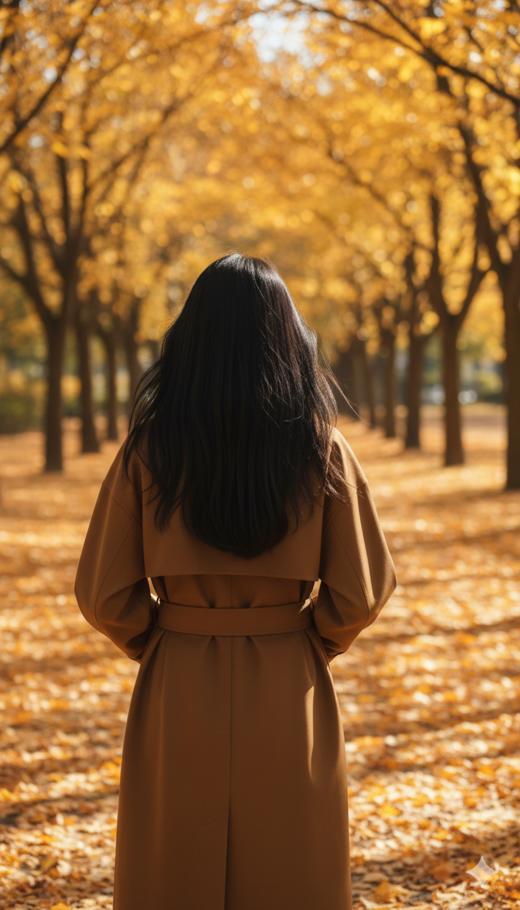 小翻领落肩袖收腰风衣（附腰带） 商品图1