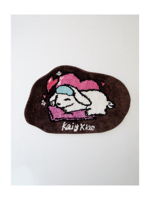 KAIYXIAO·HOME系列 晚安·小兔子· 不规则地毯 商品图0