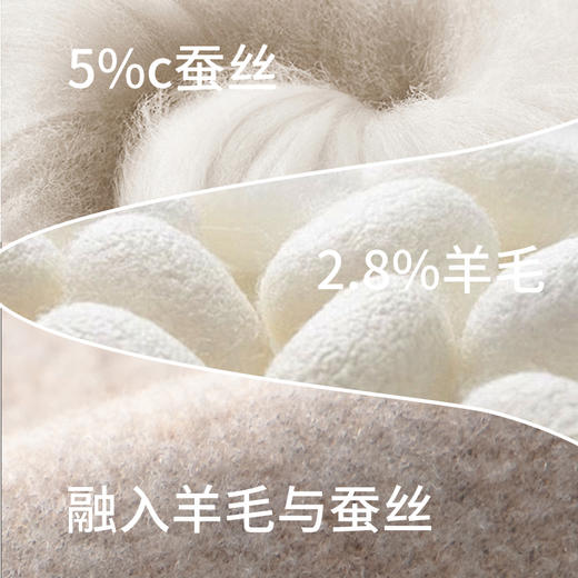 甄选 · 320g 桑蚕丝+绵羊毛 德绒面料 · 保暖背心 商品图5