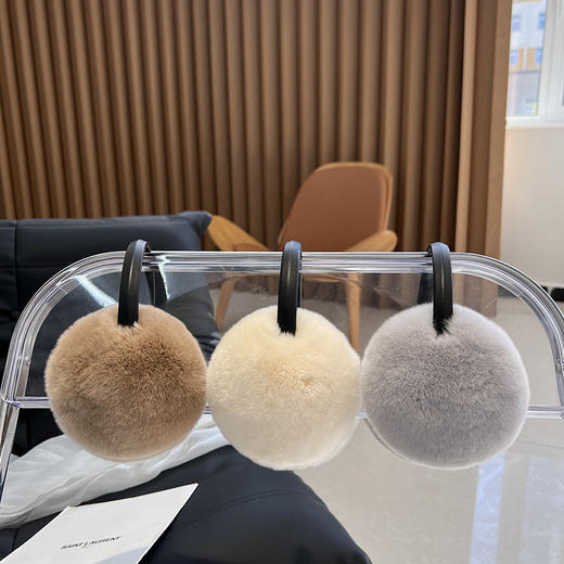 丁摩 韩国进口獭兔毛耳罩女秋冬保暖耳套耳包耳捂耳暖可伸缩5ZF-15614 商品图3
