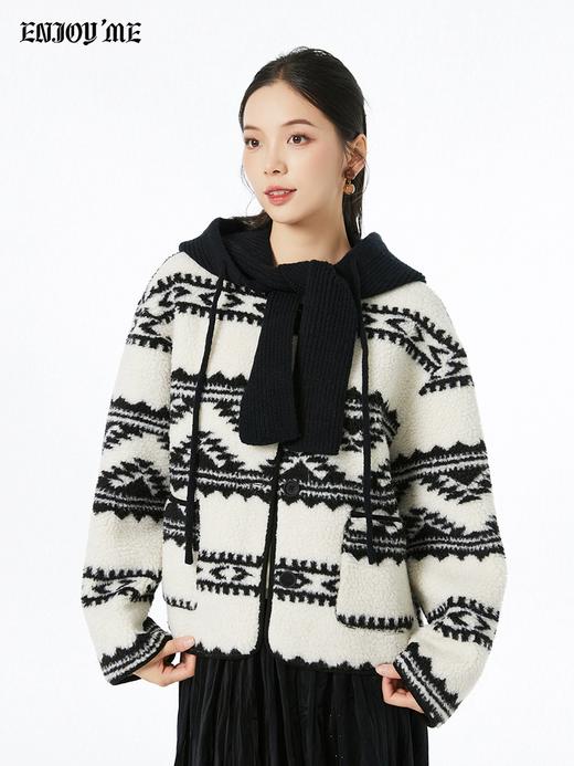 【门店同款】ENJOY冬季“游牧漫寻”配针织帽外套 167594331 商品图1