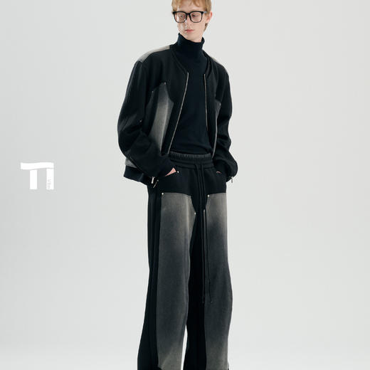 启世录TIWILLTANG“暮玥洇钰”水洗牛仔拼接卫衣套装 商品图2