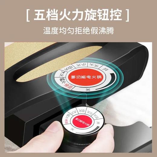 九阳8L10L烤鱼电火锅家用多功能电热锅烤肉锅火锅料理一体锅电煮锅 商品图5