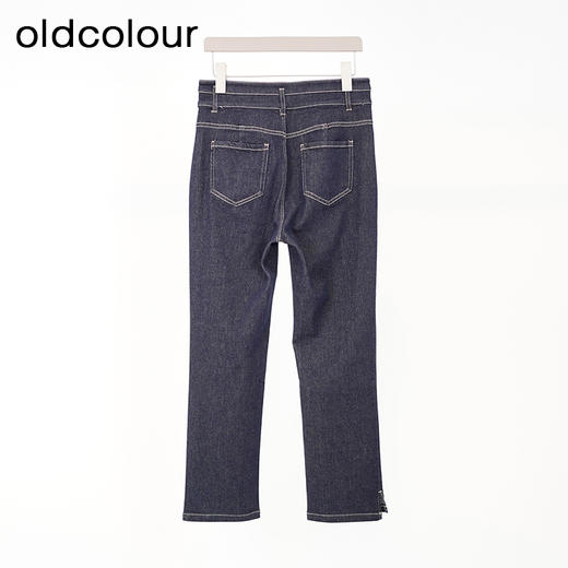 oldcolour欧珂春季商场同款休闲直筒水洗牛仔长裤女Q181104A1 商品图1