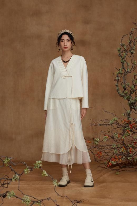 LNNNS 新国风中式盘扣V领短款外套 20935 商品图1