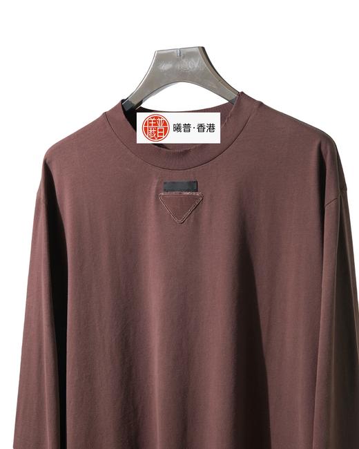 男款三角标水洗长袖T恤zo020 商品图2