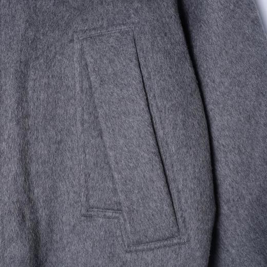 25-09SDSA秋冬新款痞帅男装简约时尚棒球领羊毛大衣羽绒服两件套百搭 商品图3