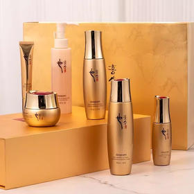 独也红参礼盒（洁颜蜜+水+乳+精华+霜+眼霜）