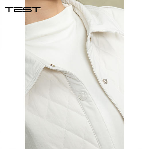 冬上新保暖舒适宽松显瘦菱格羽绒服外套2254130 商品图2