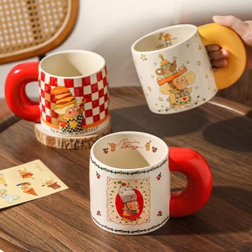 4楼Eubelle欧蓓 川岛屋星星人联名马克杯陶瓷杯咖啡杯550ml 活动价：53元 商品图0