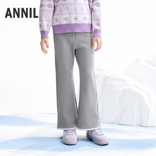 【实体店同款】女童全腰针织打底裤冬季新款安奈儿童装AG546065 商品图1