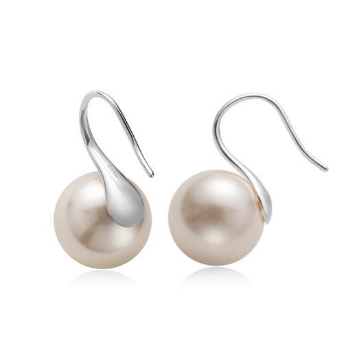 【宏艺珠宝】高跟鞋天然淡水·银s925珍珠耳饰 商品图1