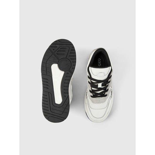 GXG通勤男鞋拼接撞色厚底增高面包鞋时尚百搭 商品图3