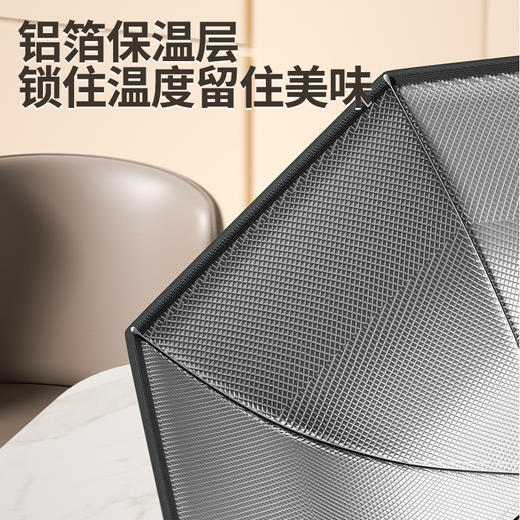保温菜罩家用饭菜桌罩神器新款加厚冬季可折叠防蚊食物罩盖菜罩子 商品图2