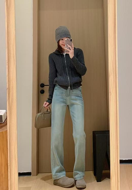 土耳其新作高光水洗抓绒青青薯条裤 商品图13