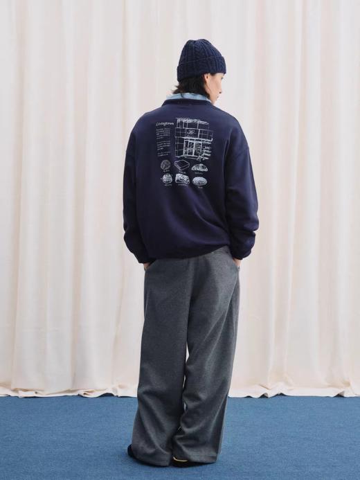 LIVINGTOWN/LT醋酸羊毛重磅阔腿弯刀裤 商品图4