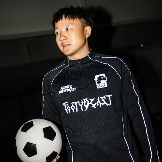 小李子蜂锐FOOTYBEAST银翼系列足球半拉链长袖训练服吸排透气套头衫男款 商品图2