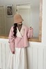 Le Malene 粉色温柔气质短款羊毛呢子外套 21102 商品缩略图1