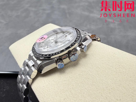 N1欧米茄超霸计时系列 超霸月球表 第四代超霸 银盘超霸 定制透底Cal.3861手动上链机械机芯 男士腕表 表径42mm 商品图6