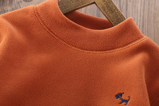 110-170一件过冬打底 儿童半高领打底衫加绒秋冬保暖长袖 商品图7