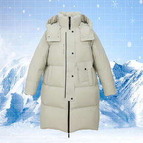 SWISS MILITARY 瑞士军工成人长款羽绒服 【热卖爆款】防水防污90白鸭绒 男女情侣同款连帽羽绒服 1829