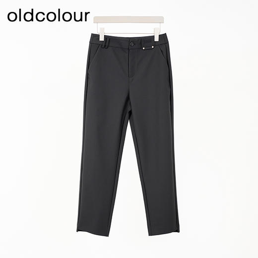 oldcolour欧珂春季商场同款高腰直筒休闲长裤女Q140705A1 商品图0