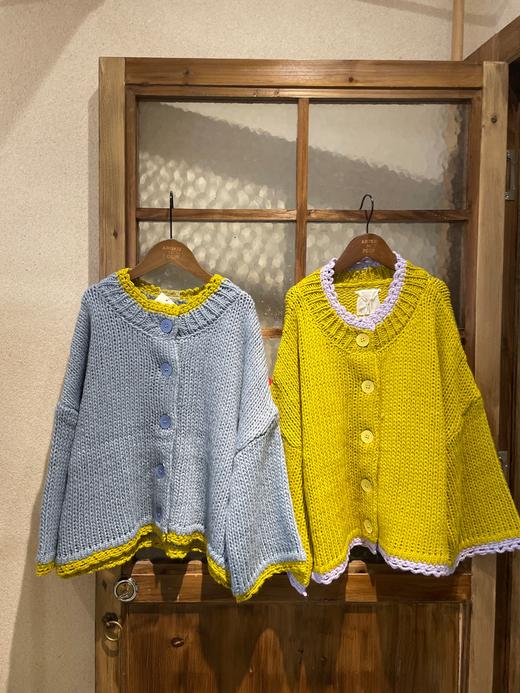 ROBE de PEAU 针织羊毛混纺圆领开衫(2色 R316) 商品图3